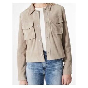 AG Adriano Goldschmied 100% lamb leather jacket NEW